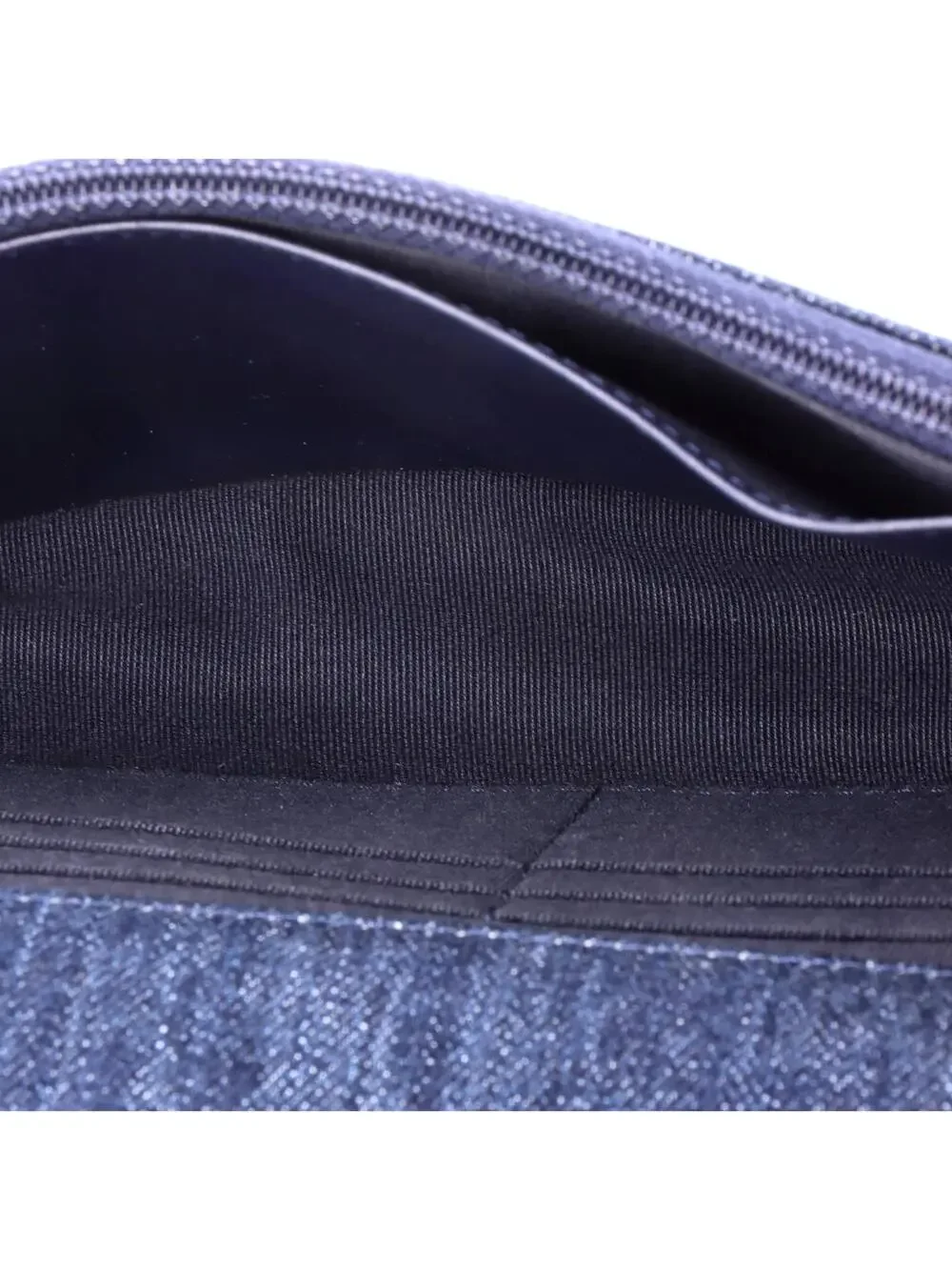 Chanel 19 Wallet On Chain Quilted Denim #292095C37B